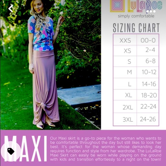 LuLaRoe Maxi - Picture 3 of 4